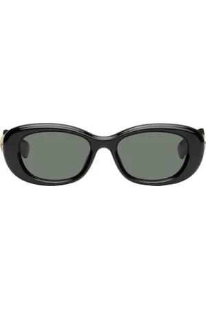 Gucci Black GG Oval Sunglasses