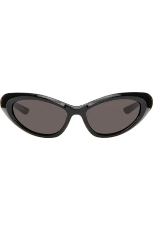 Balenciaga Black Sporty B Round AF Sunglasses