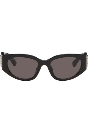Balenciaga Black Bossy Round AF Sunglasses
