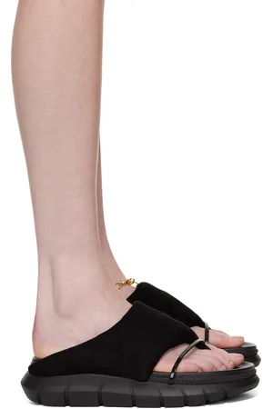 SACAI Black Padded Sandals