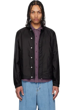 Moncler Black Montriond Hooded Windbreaker Jacket