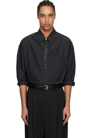 LEMAIRE Black Double Pocket Shirt
