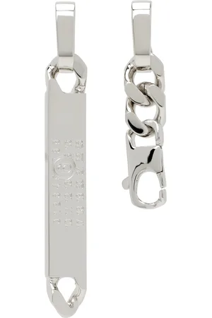 Maison Margiela Silver Chain Earrings