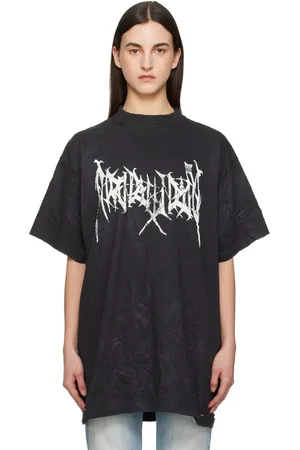 Balenciaga Black Oversized AI Logo T-shirt