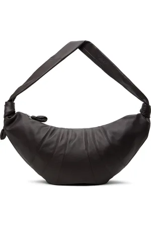 LEMAIRE Brown Large Croissant Bag
