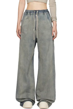 Rick Owens Blue Porterville Geth Bela Denim Lounge Pants