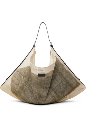 LEMAIRE Off-White Flag Tote