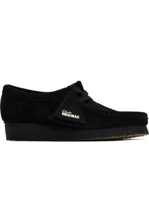 Clarks Black Wallabee Derbys