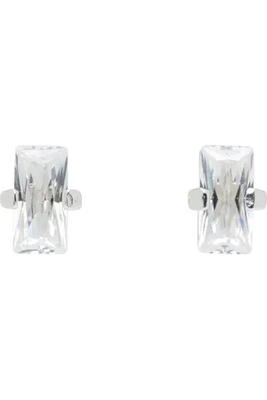 Hatton Labs Silver Rectangle Stud Earrings