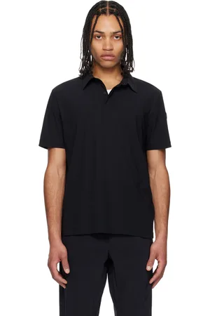 Moncler Black Logo Patch Polo