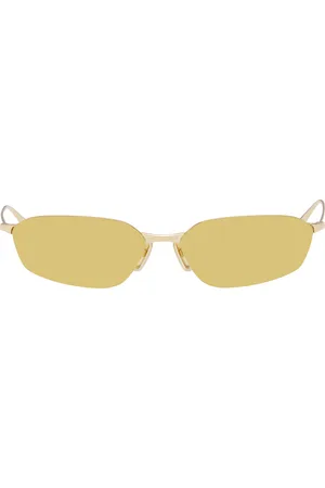 Balenciaga Gold Invisible 2.0 Geometrical Sunglasses