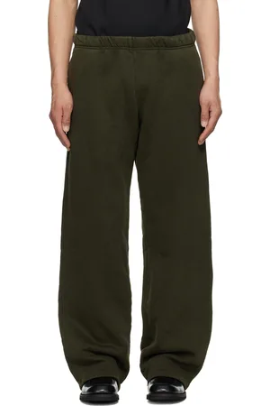 Les Tien Khaki Heavyweight Puddle Sweatpants