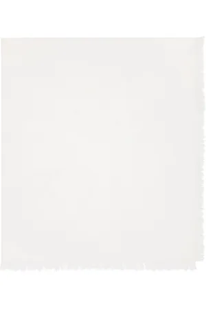 Max Mara White Pepli Scarf