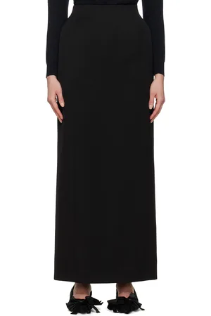 Balenciaga Black Hourglass Maxi Skirt