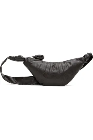 LEMAIRE Taupe Small Croissant Bag
