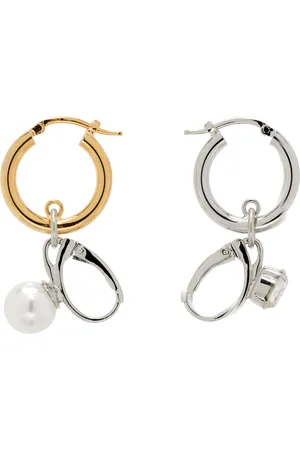 Maison Margiela Silver & Gold Found Object Earrings