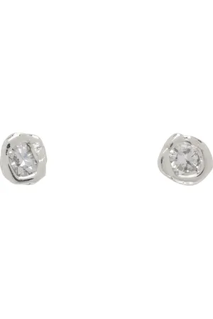 PEARLS BEFORE SWINE Silver 2mm Diamond Stud Earrings