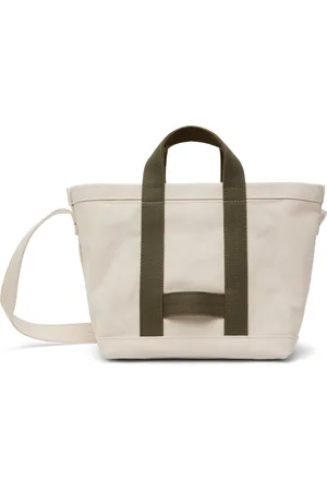 Comme des Garçons Off-White Cotton Canvas Tote