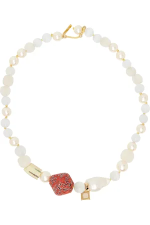 WALES BONNER White Cherish Necklace