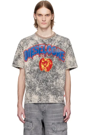 Diesel Gray T-Boxt-R9 T-shirt