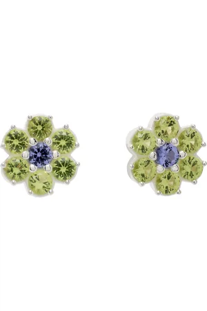 Hatton Labs Silver & Multicolor Daisy Earrings