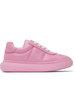 Marni Kids Padded Leather Sneakers