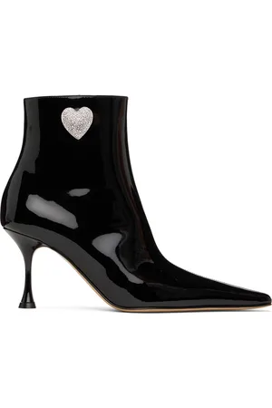 Mach & Mach Crystal Heart Boots