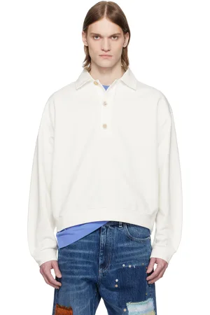 Marni White Loopback Cotton Jersey Polo