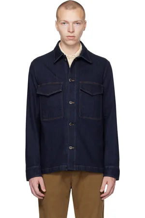 BARENA Indigo Desco Cami Denim Shirt