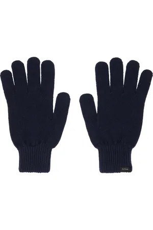 Paul Smith Navy Patch Gloves