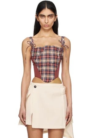 Vivienne Westwood Burgundy Puppy Corset Top