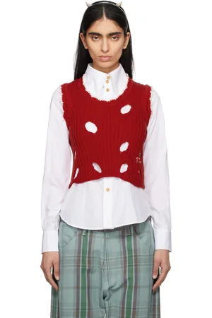 Vivienne Westwood Red Slash Tank Top