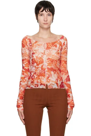 Marco Rambaldi SSENSE Exclusive Orange Blouse