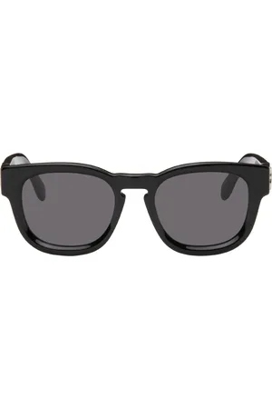 Palm Angels Black Riverside Sunglasses