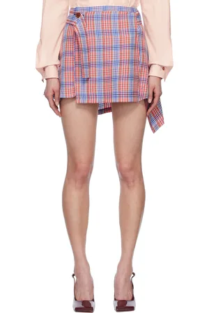 Vivienne Westwood Red & Blue Meghan Miniskirt