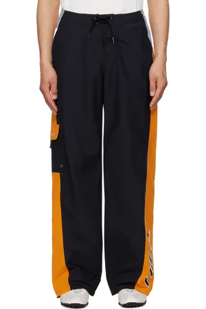 MARTINE ROSE Black & Orange Board Short Sweatpants