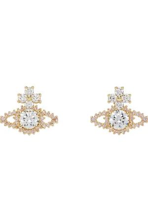 Vivienne Westwood Gold Valentina Orb Earrings