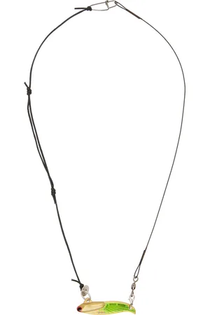 OUR LEGACY Black & Gold Tadpole Necklace