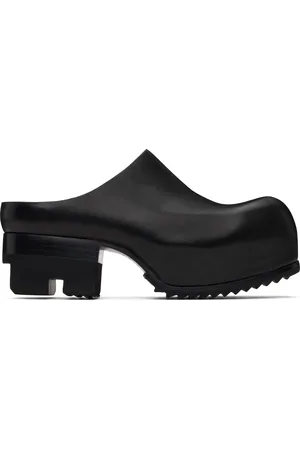 Rick Owens Black Hollywood Ballast Mules