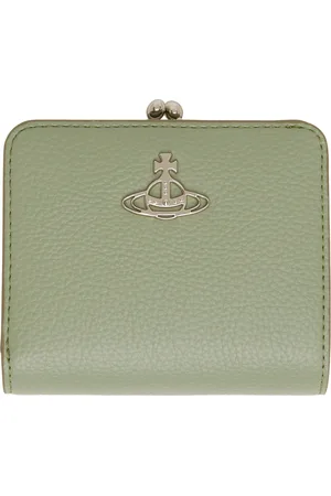 Vivienne Westwood Green Frame Pocket Wallet