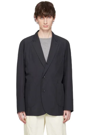 Document Gray Silky Cotton Raglan Blazer
