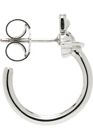 Vivienne Westwood Silver Vera Single Hoop Earring