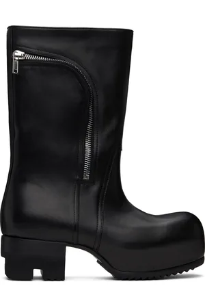 Rick Owens Black Hollywood Bahaus Ballast Boots