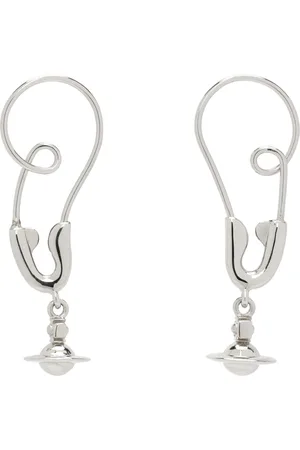 Vivienne Westwood Silver Large Maxima Earrings