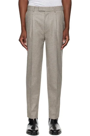 Ermenegildo Zegna Gray Wool Trousers