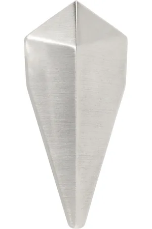 Rick Owens Silver Pyramid Single Earring