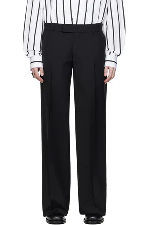 Alexander McQueen Black Low Rise Tailored Trousers