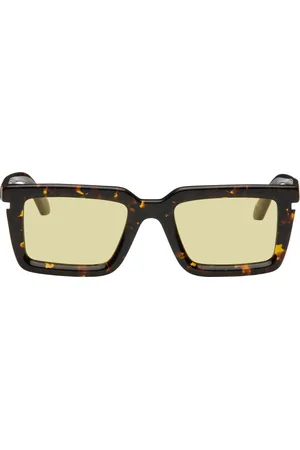 OFF-WHITE Brown Tucson Sunglasses