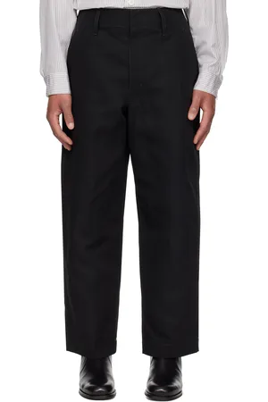 LEMAIRE Black Big Chino Trousers
