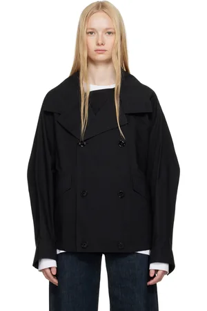 LEMAIRE Black Double Flap Light Jacket